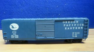 Custom Atlas O Scale 2 Rail Oregon Pacific Box Car 10 1/4 " 596669