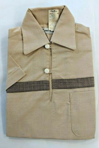 Vintage 40s 50s Roos Bros Child Boys Two Piece Shirt Shorts Set With Tags