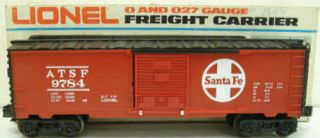 Lionel 6 - 9784 At&sf Red Boxcar Ln/box