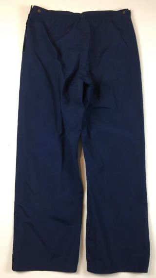 Vintage Rei Goretex Blue Waterproof Rain Pants Men 