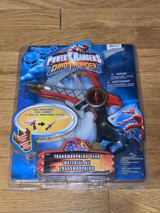 Power Rangers Dino Thunder Transmorphing Gear Disney Store Toy Quest Rare