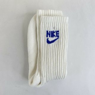 Mens Vintage Nike Crew Tube Socks Blue White Jordan Swoosh Basketball