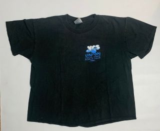 Vintage Yes Union Local Crew World Tour 1991 Black T - Shirt Xl