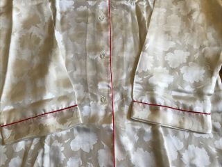 NWT Vintage 100 Chinese Silk Hand Embroidered Pajamas Size Medium 36 3