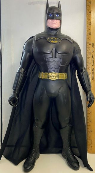 1992 Dc Comics Batman Returns 14 " Action Figure With Cape Deadly Gaze