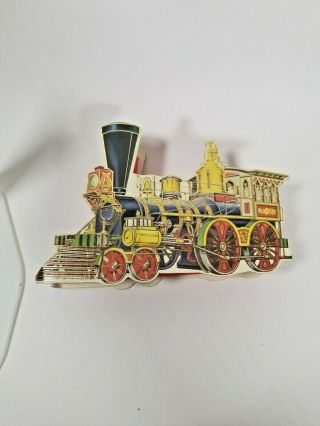 Vintage 1983 Shackman & Co.  5 Piece Toy Train Set In Decorative Ornament