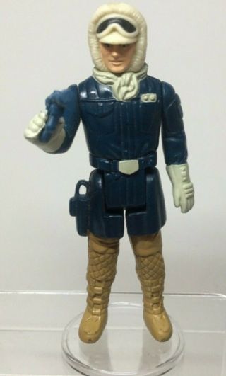 Vintage Star Wars Figure - Han Solo Hoth Battle Gear - 1980 - Complete - No Coo