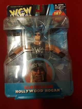 Toymakers Hulk Hollywood Hogan Clothesline Wcw Nwo Wrestler Action Figure 1998