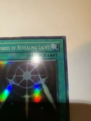 Yugioh Swords Of Revealing Light - LOB 1st Ed VLP/NM (Asian - English) - 3