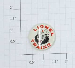 Lionel 1001 - Pb Vintage Lionel Train Dealer Pin Back Button Badge