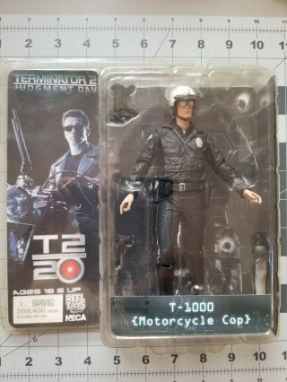 Neca Terminator 2 T - 1000 Motorcycle Cop 7 Inch Action Figure