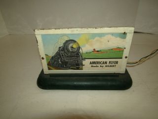 Vintage American Flyer Train Railroad Part Billboard Steam Whistle Gilbert