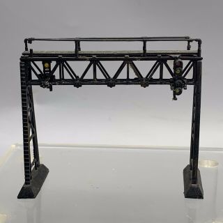 Vintage N Scale 2 Two Track Signal Bridge Assembled Model Kit