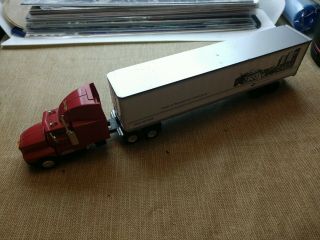 Ho Scale 1/87 - Digby - Semi Truck & Trailer W/ " Fort Worth " On The Trailer