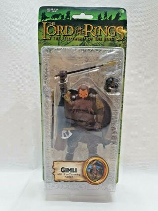 Lord Of The Rings Gimli Fellowship Of The Ring Action Figures,  Toybiz