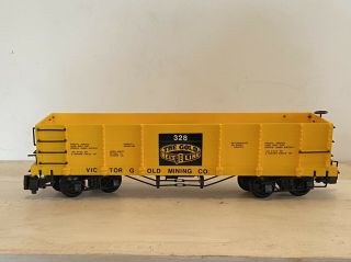 Bachmann Big Haulers Thunderbolt Express G Scale Electric Train Gold Gondola Car
