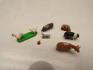 Various Farm Animals Scenic Accents N Scale