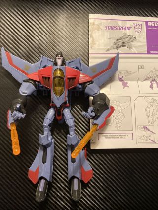 Transformers Animated Starscream Complete Voyager Jet