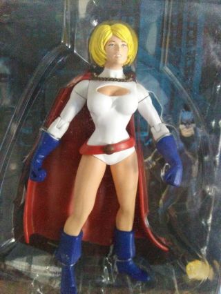 DC DIRECT ACTION FIGURES JUSTICE SOCIETY of AMERICA POWER GIRL in Package 2