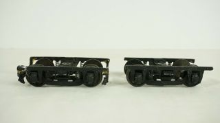 O Scale Replacement Freight Car Spring Loaded Brass Truck Set No Box B44