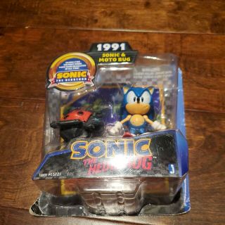 Sonic The Hedgehog - 20th Anniversary 1991 Sonic & Moto Bug Jazwares Figure