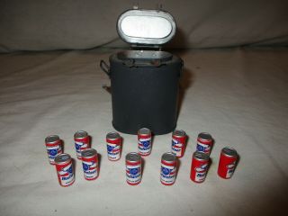 1/6 Scale Did,  Soldier Story Wwii German Field Cooler W/ Budweiser Cans