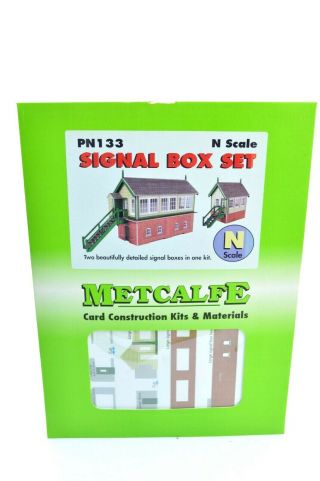 Metcalf Pn133 Signal Box Set N Gauge