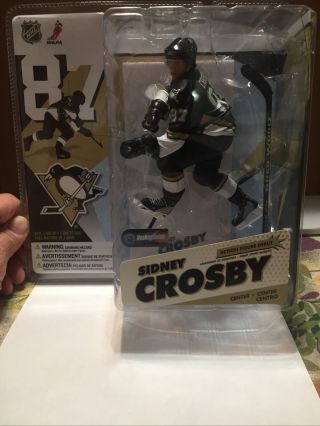 Pittsburgh Penguins Nhl Sidney Crosby Mc Farlane Action Figure Debut 12th Series