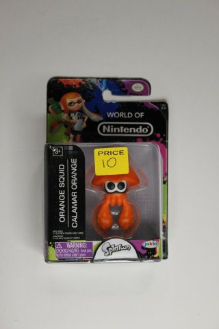 World Of Nintendo Splatoon Orange Squid 2.  5 " Figure