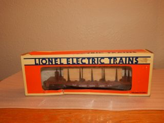 Lionel Model Railroad O Scale Southern Pacific 16386 Flat Car & Lumber Load