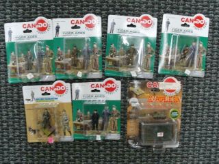 Set Of 7 Dragon Can Do Pocket Army 1:35 Scale Action Figure Soldiers Wwii