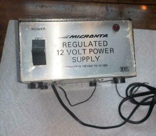 Parts - Radio Shack Micronta Regulated 12 Volt Power Supply