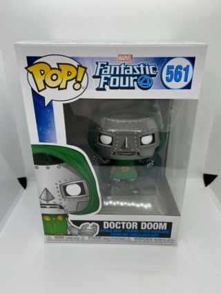 Funko Pop Vinyl Doctor Doom Figure.  Pre - Owned.  Marvel Fantastic Four 561