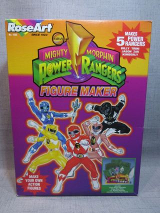 Vintage 1994 Mighty Morphin Power Rangers Figure Maker By Roseart