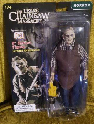 Mego " 8 Horror Action Figure The Texas Chainsaw Massacre Leather Face Pow