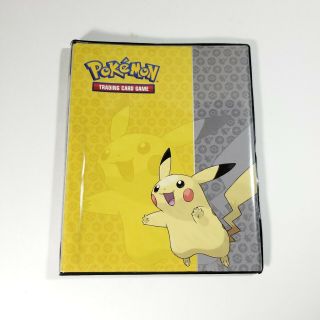Pokemon Ultra Pro 4 Pocket Pikachu Card Album Binder Portfolio