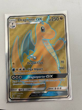 Pokemon Tcg - Dragonite Gx 67/70 Dragon Majesty
