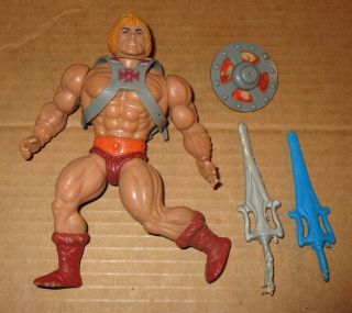 Motu 1981 He - Man Action Figure Mattel Vintage Masters Of The Universe