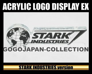 Psl Bandai Acrylic Logo Display Ex Avengers Iron Man Stark Industries