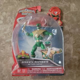 Power Rangers Megaforce - Mighty Morphin Green Ranger Legacy 5”