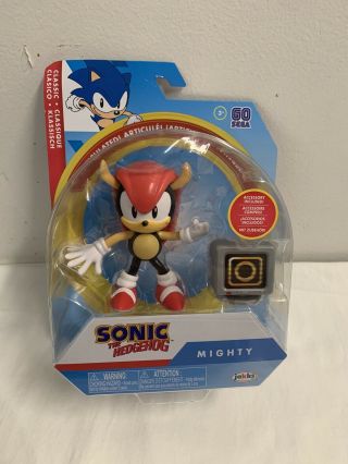Classic Sonic The Hedgehog Wave 3 Mighty 4 " Action Figure Articulated