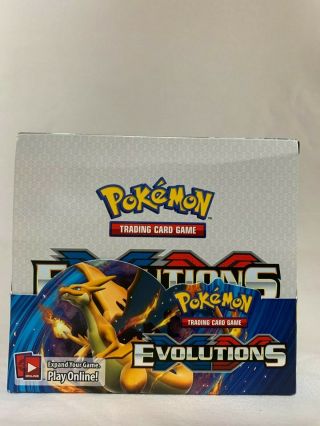 Pokémon Tcg: Xy Evolutions - Empty Booster Box,  36 Empty Booster Packs