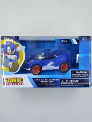 Sonic The Hedgehog Racing Pull Back Race Action Car