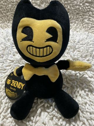 Bendy 8 " Plush Bendy And The Ink Machine W/ Tag By Phatmojo