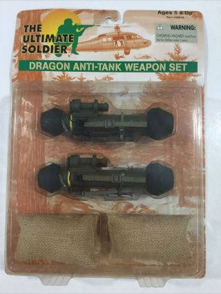 The Ultimate Soldier Dragon Anti - Tank Weapon Set (21st Century Toys,  1998)