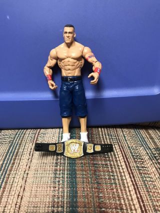 Wwe Elite Mattel John Cena With Wwe Title Belt