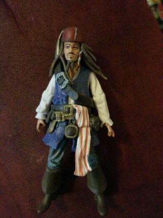 Pirates Of The Caribbean Jack Sparrow 4 " Action Figure Jakks Pacific