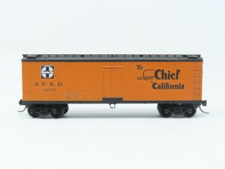 N Scale Kadee Micro - Trains Mtl Sfrd Santa Fe The Chief Reefer 8235 Custom