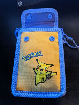 Vintage Pokemon Pikachu Nintendo Gameboy Carrying Case Bag