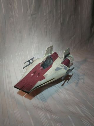 Vintage 1997 Hasbro Star Wars The Force A - Wing Fighter